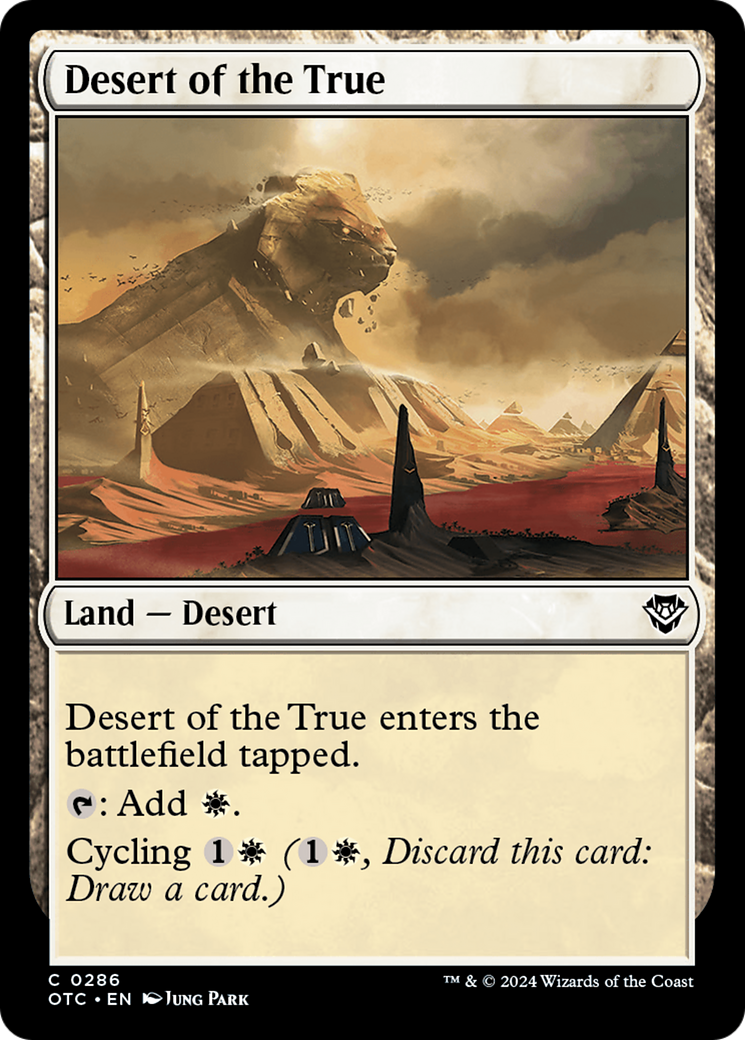 Desert of the True [Outlaws of Thunder Junction Commander] | Gear Gaming Fayetteville