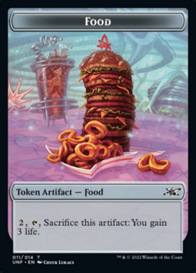 Food (011) Token [Unfinity Tokens] | Gear Gaming Fayetteville