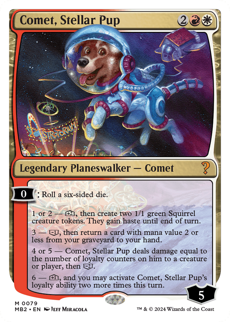 Comet, Stellar Pup [Mystery Booster 2] | Gear Gaming Fayetteville