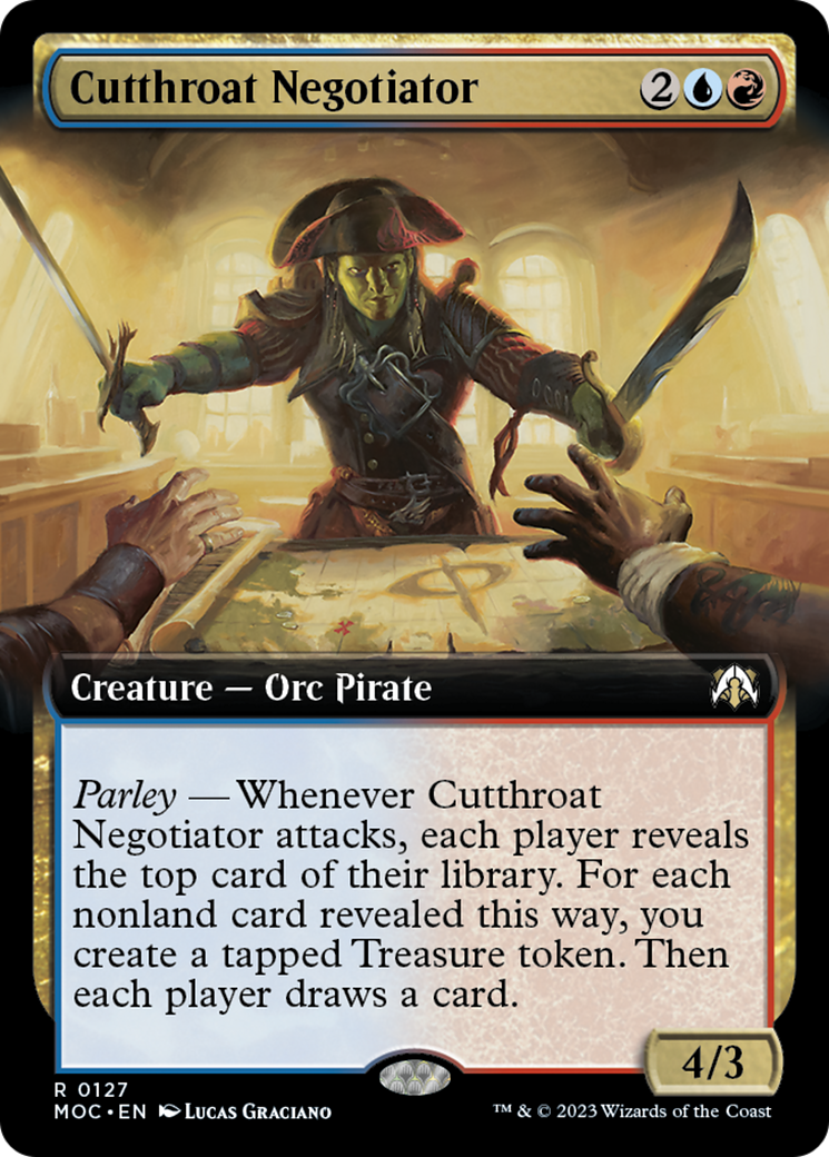 Cutthroat Negotiator (Extended Art) [March of the Machine Commander] | Gear Gaming Fayetteville