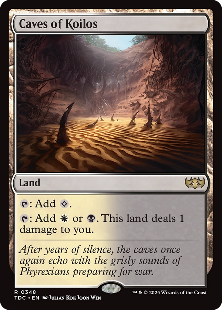 Caves of Koilos [Tarkir: Dragonstorm Commander] | Gear Gaming Fayetteville