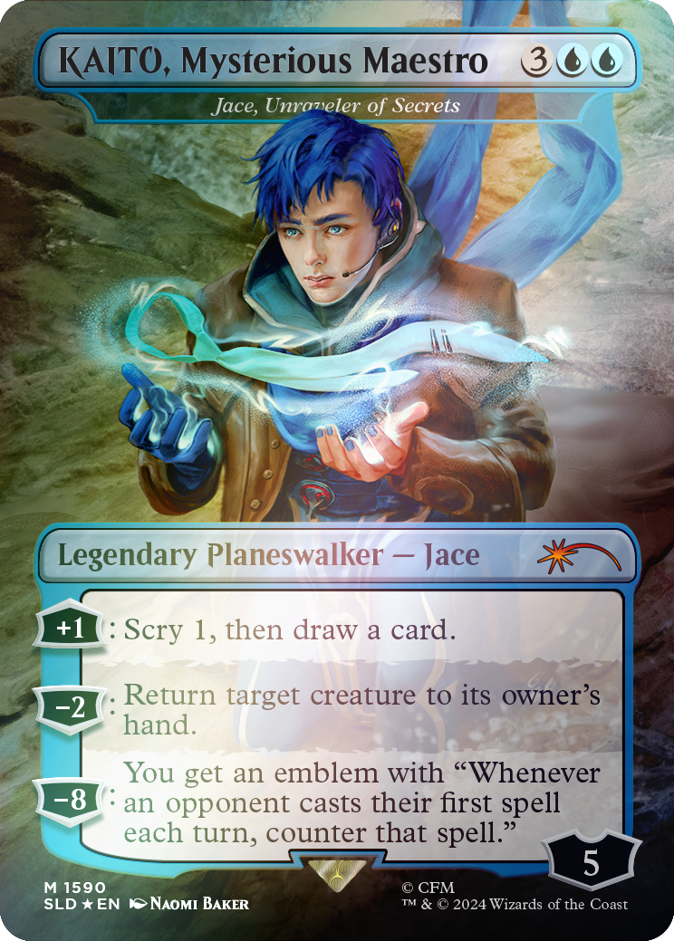 KAITO, Mysterious Maestro - Jace, Unraveler of Secrets (Rainbow Foil) [Secret Lair Drop Series] | Gear Gaming Fayetteville