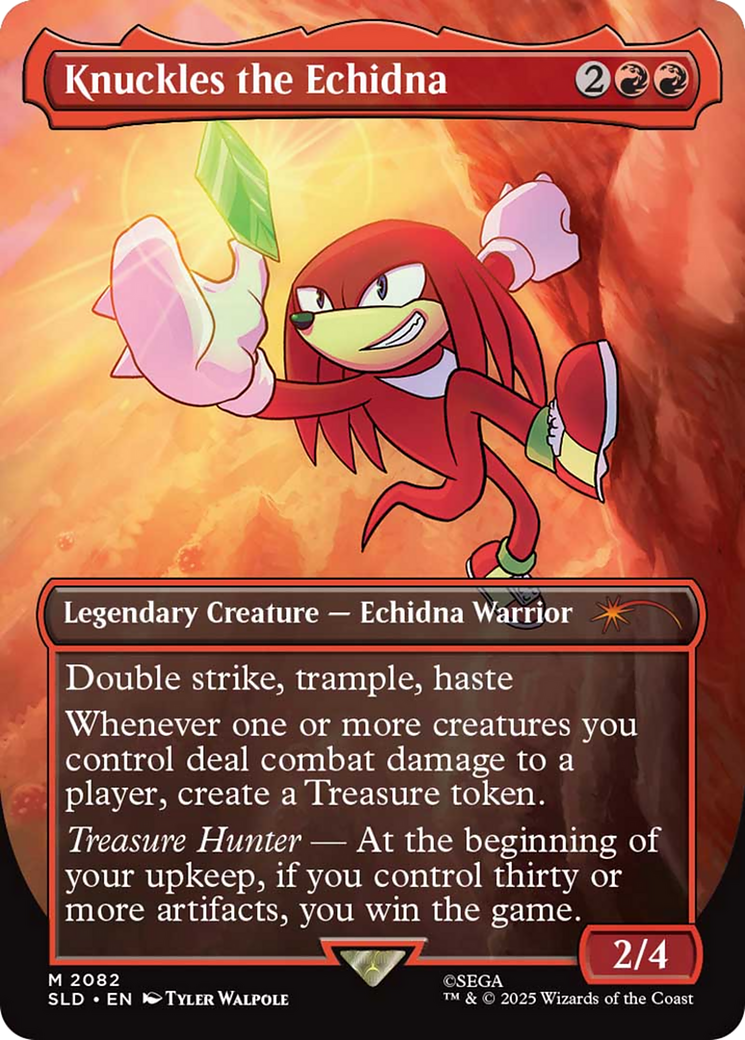 Knuckles the Echidna (Rainbow Foil) [Secret Lair Drop Series] | Gear Gaming Fayetteville