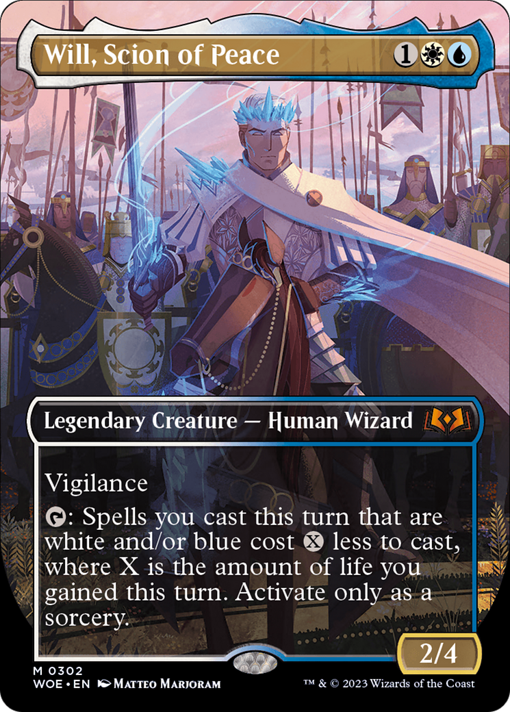 Will, Scion of Peace (Borderless Alternate Art) [Wilds of Eldraine] | Gear Gaming Fayetteville