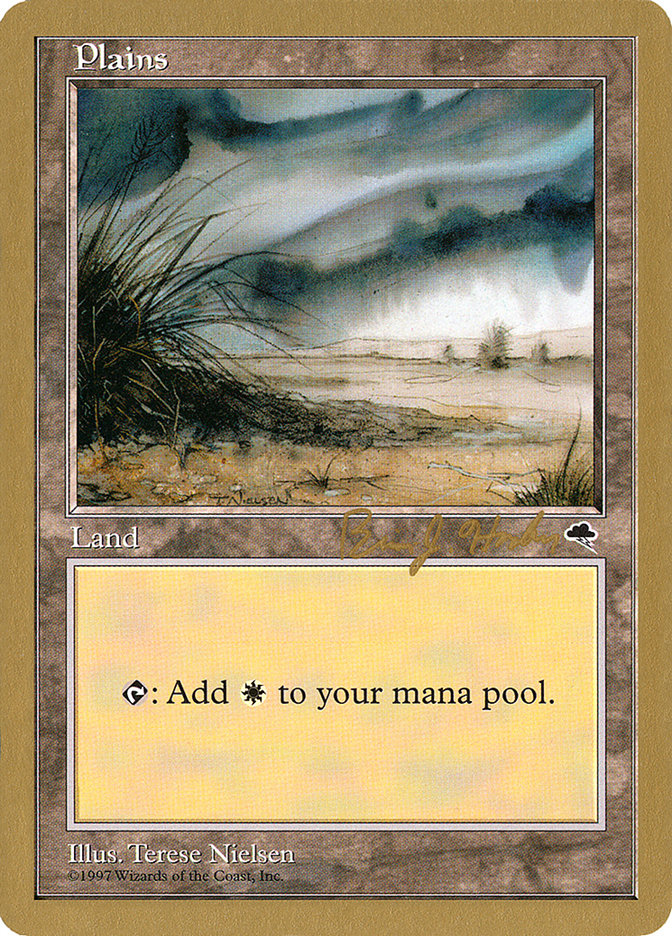 Plains (bh333) (Brian Hacker) [World Championship Decks 1998] | Gear Gaming Fayetteville