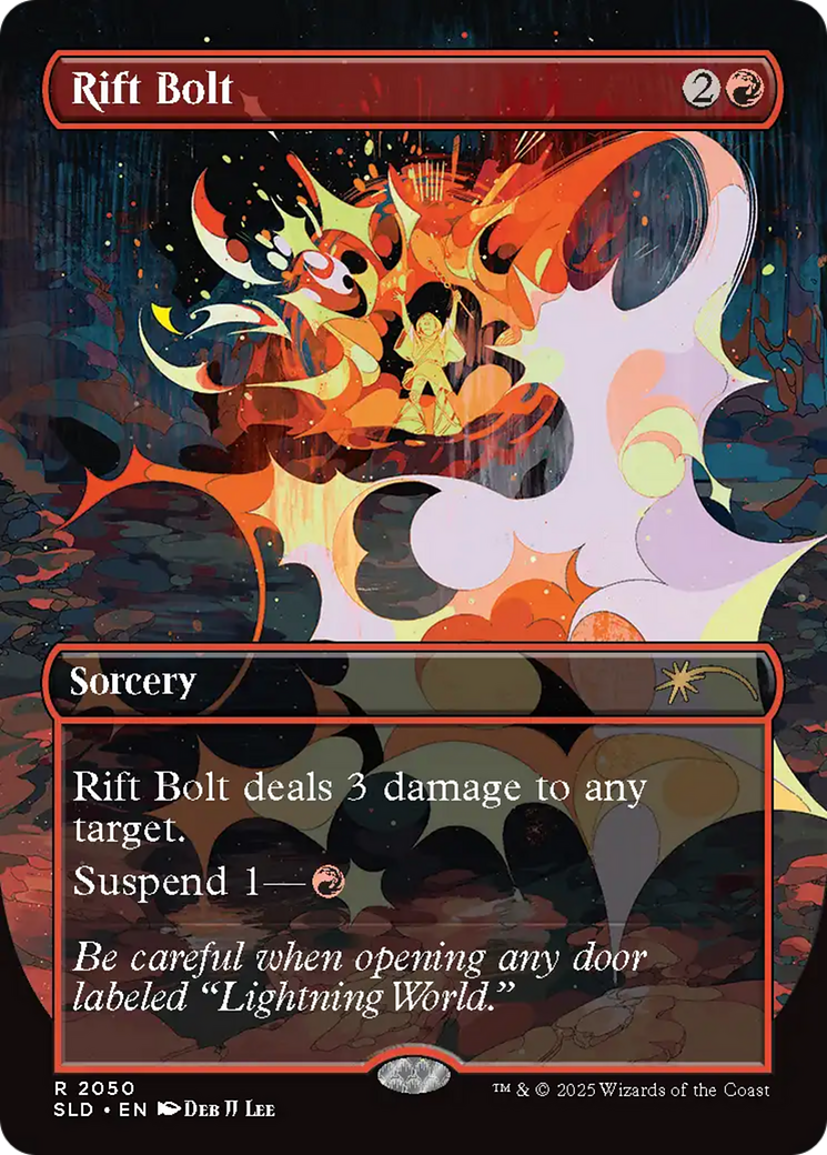Rift Bolt (2050) (Rainbow Foil) [Secret Lair Drop Series] | Gear Gaming Fayetteville
