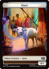 Soldier // Goat Double-Sided Token [Marvel Super Heroes Commander Tokens] | Gear Gaming Fayetteville