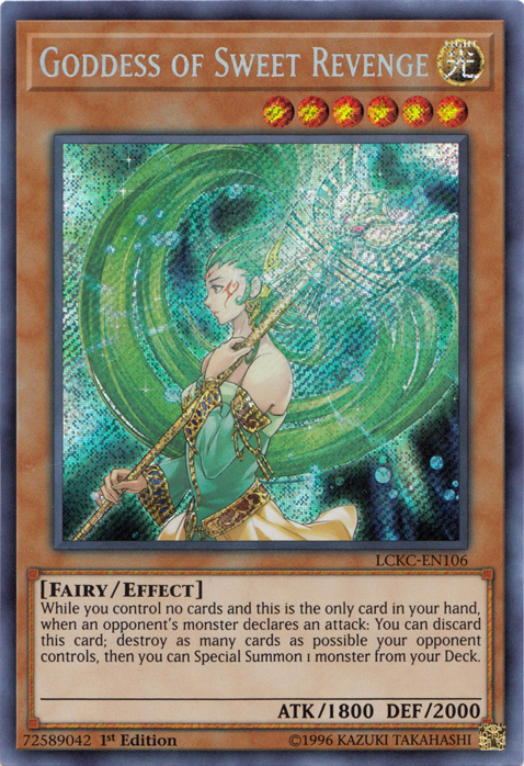 Goddess of Sweet Revenge [LCKC-EN106] Secret Rare | Gear Gaming Fayetteville