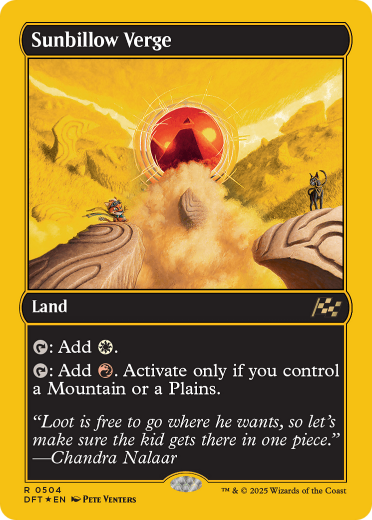 Sunbillow Verge (First-Place Foil) [Aetherdrift] | Gear Gaming Fayetteville