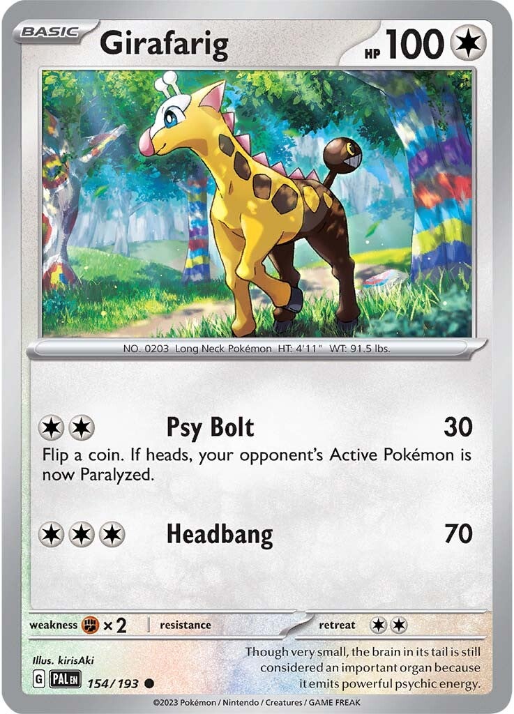 Girafarig (154/193) [Scarlet & Violet: Paldea Evolved] | Gear Gaming Fayetteville