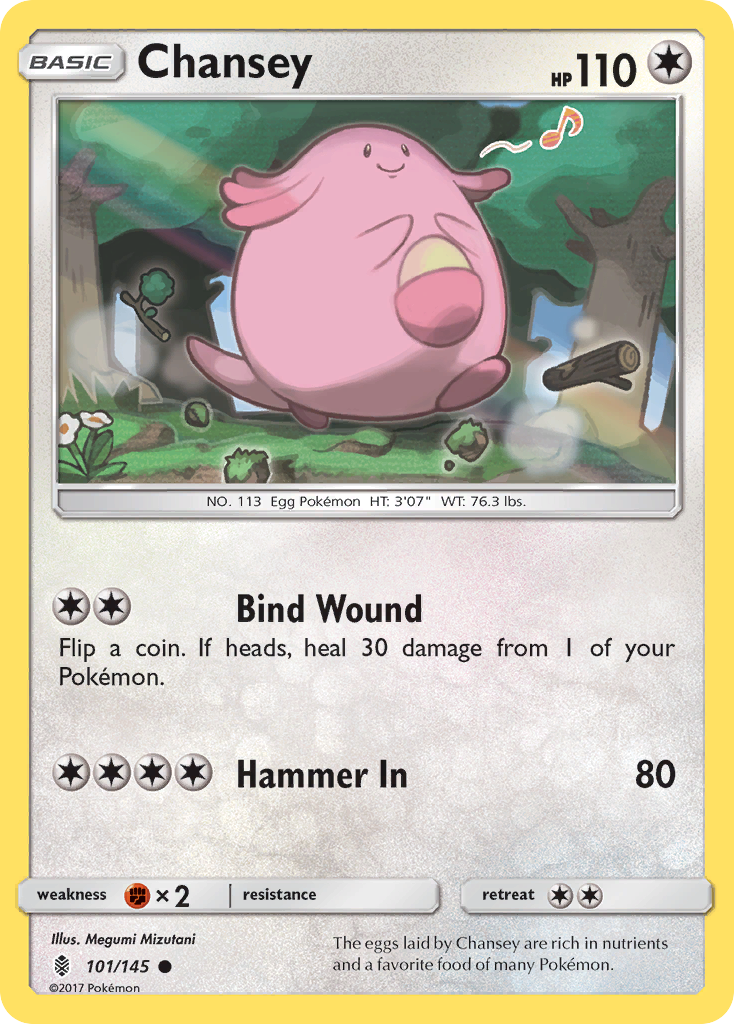 Chansey (101/145) [Sun & Moon: Guardians Rising] | Gear Gaming Fayetteville