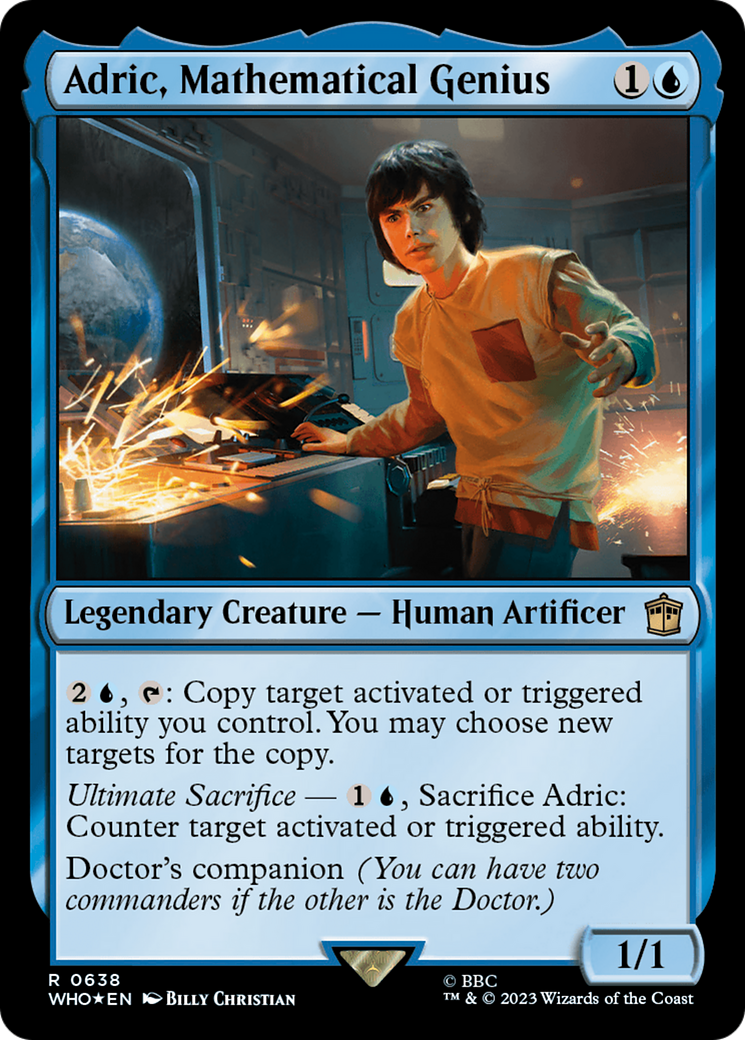 Adric, Mathematical Genius (Surge Foil) [Doctor Who] | Gear Gaming Fayetteville