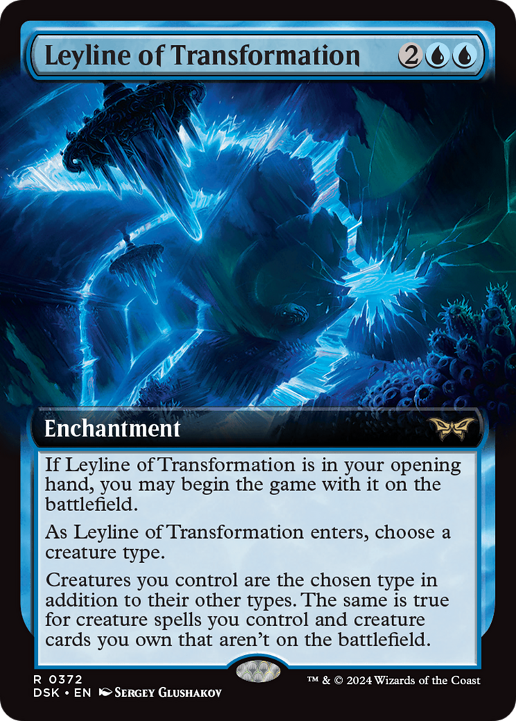 Leyline of Transformation (Extended Art) [Duskmourn: House of Horror] | Gear Gaming Fayetteville