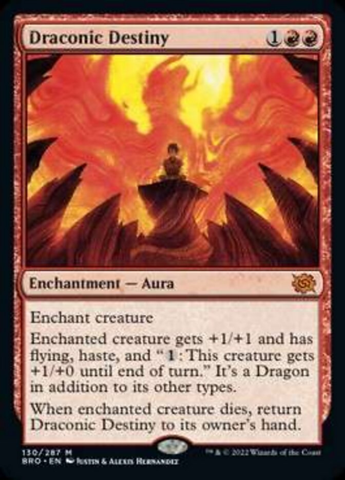 Draconic Destiny (Promo Pack) [The Brothers' War Promos] | Gear Gaming Fayetteville