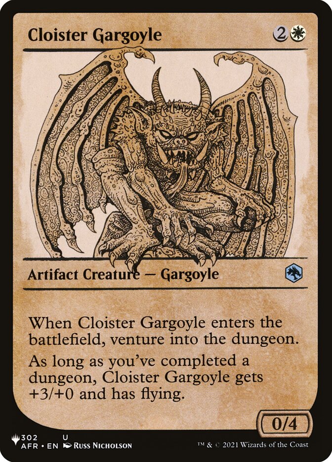 Cloister Gargoyle (Showcase) [The List] | Gear Gaming Fayetteville