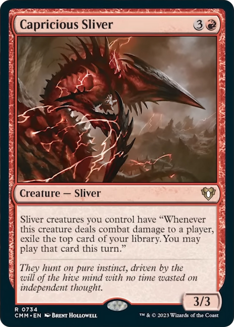 Capricious Sliver [Commander Masters] | Gear Gaming Fayetteville