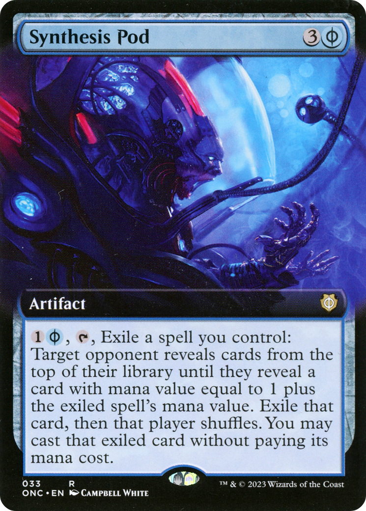 Synthesis Pod (Extended Art) [Phyrexia: All Will Be One Commander] | Gear Gaming Fayetteville