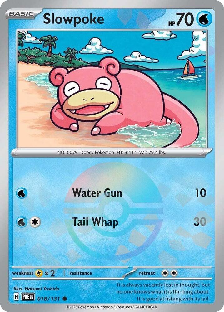 Slowpoke (018/131) (Poke Ball Pattern) [Scarlet & Violet: Prismatic Evolutions] | Gear Gaming Fayetteville