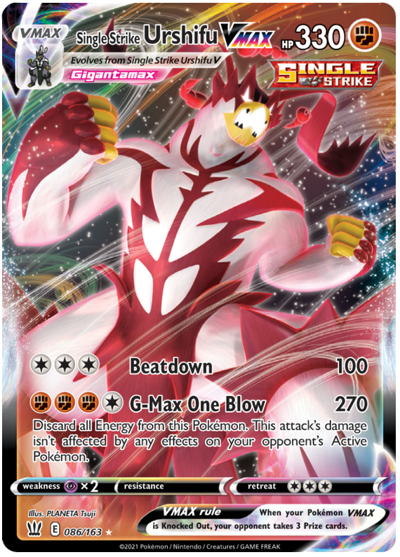 Single Strike Urshifu VMAX (086/163) [Sword & Shield: Battle Styles] | Gear Gaming Fayetteville