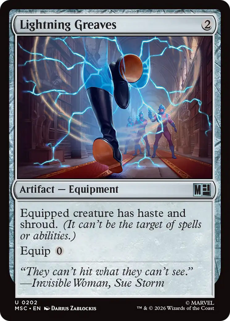 Lightning Greaves [Marvel Super Heroes Commander] | Gear Gaming Fayetteville