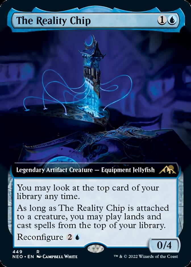 The Reality Chip (Extended Art) [Kamigawa: Neon Dynasty] | Gear Gaming Fayetteville