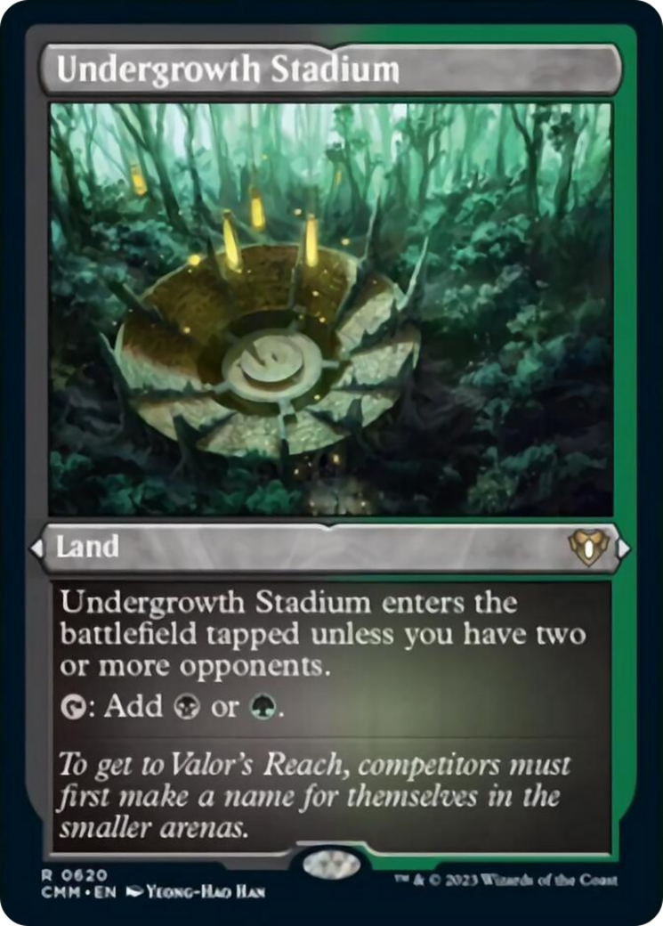 Undergrowth Stadium (Foil Etched) [Commander Masters] | Gear Gaming Fayetteville