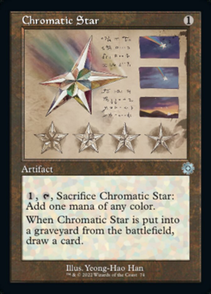 Chromatic Star (Retro Schematic) [The Brothers' War Retro Artifacts] | Gear Gaming Fayetteville