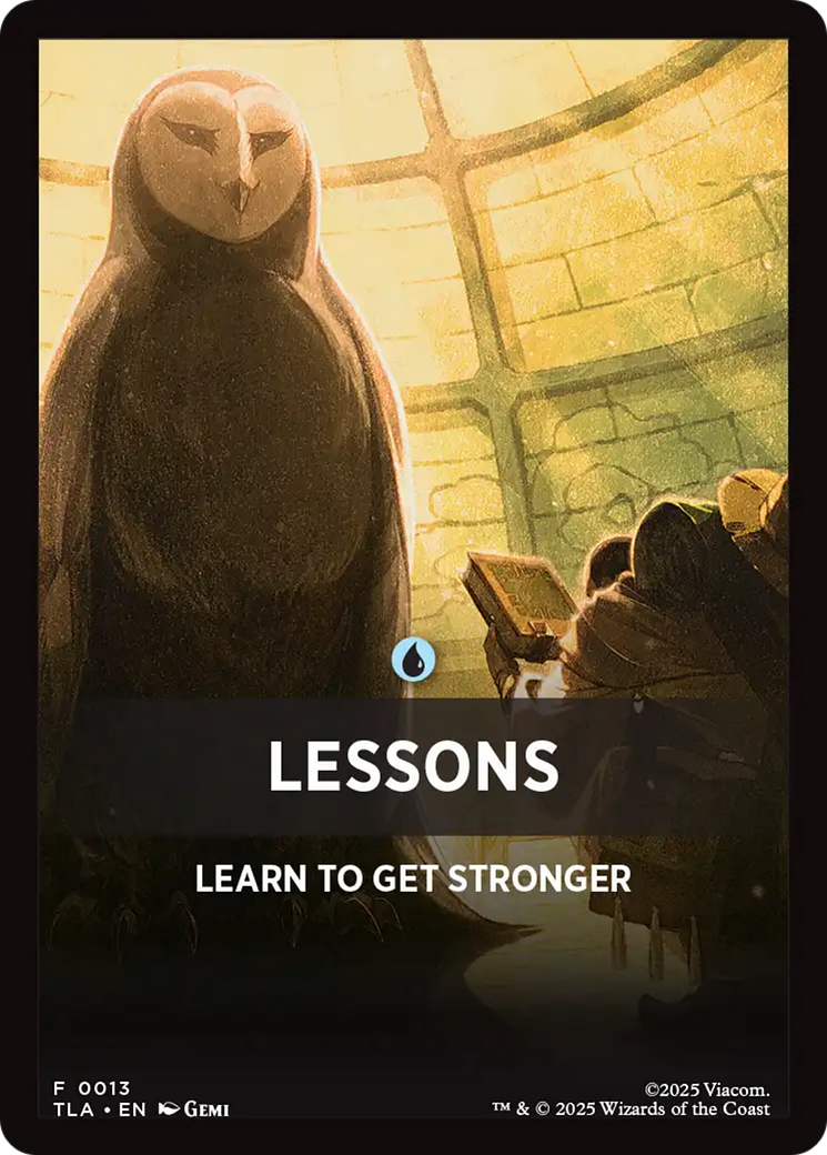 Lessons Theme Card [Avatar: The Last Airbender Tokens] | Gear Gaming Fayetteville
