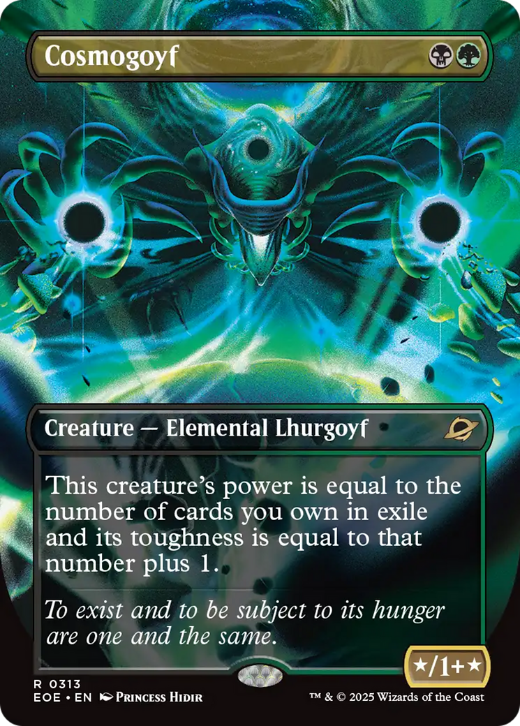 Cosmogoyf (Borderless) [Edge of Eternities] | Gear Gaming Fayetteville