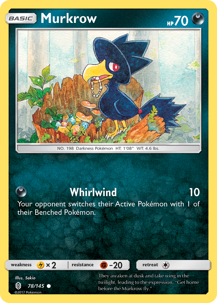 Murkrow (78/145) [Sun & Moon: Guardians Rising] | Gear Gaming Fayetteville