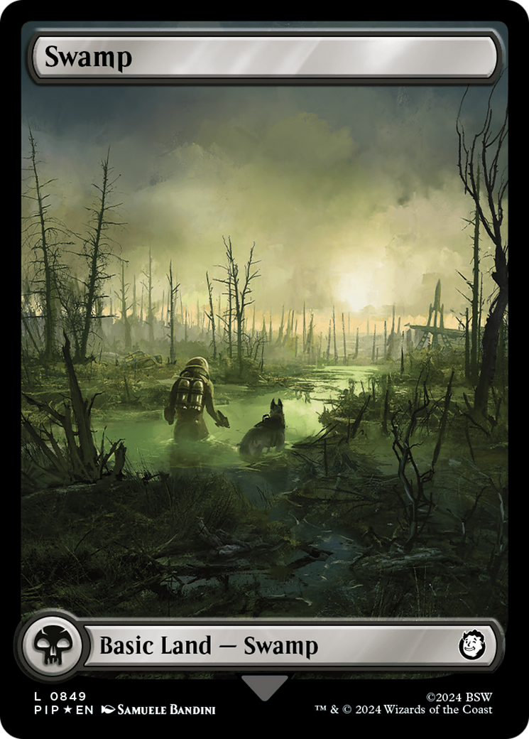 Swamp (0849) (Surge Foil) [Fallout] | Gear Gaming Fayetteville