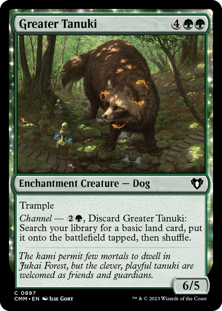 Greater Tanuki [Commander Masters] | Gear Gaming Fayetteville