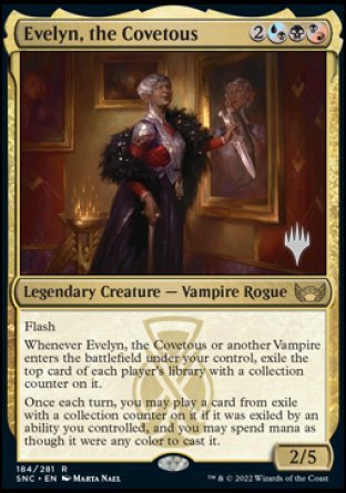 Evelyn, the Covetous (Promo Pack) [Streets of New Capenna Promos] | Gear Gaming Fayetteville