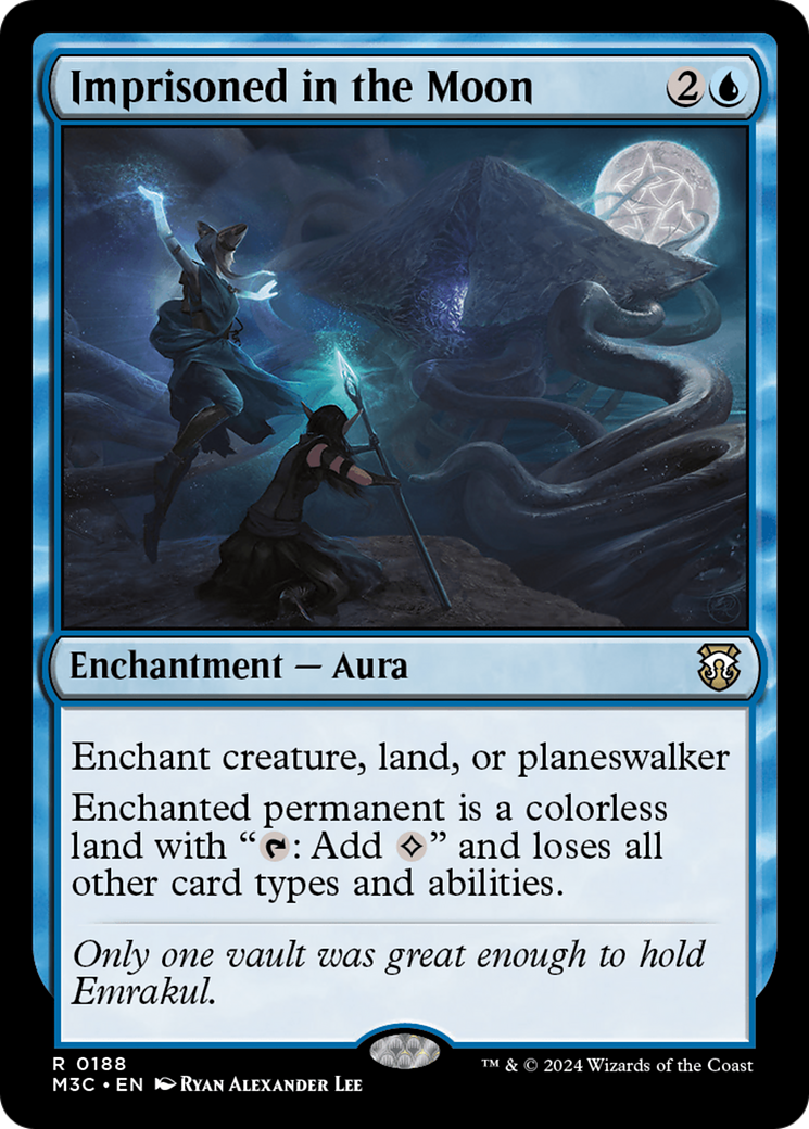 Imprisoned in the Moon (Ripple Foil) [Modern Horizons 3 Commander] | Gear Gaming Fayetteville