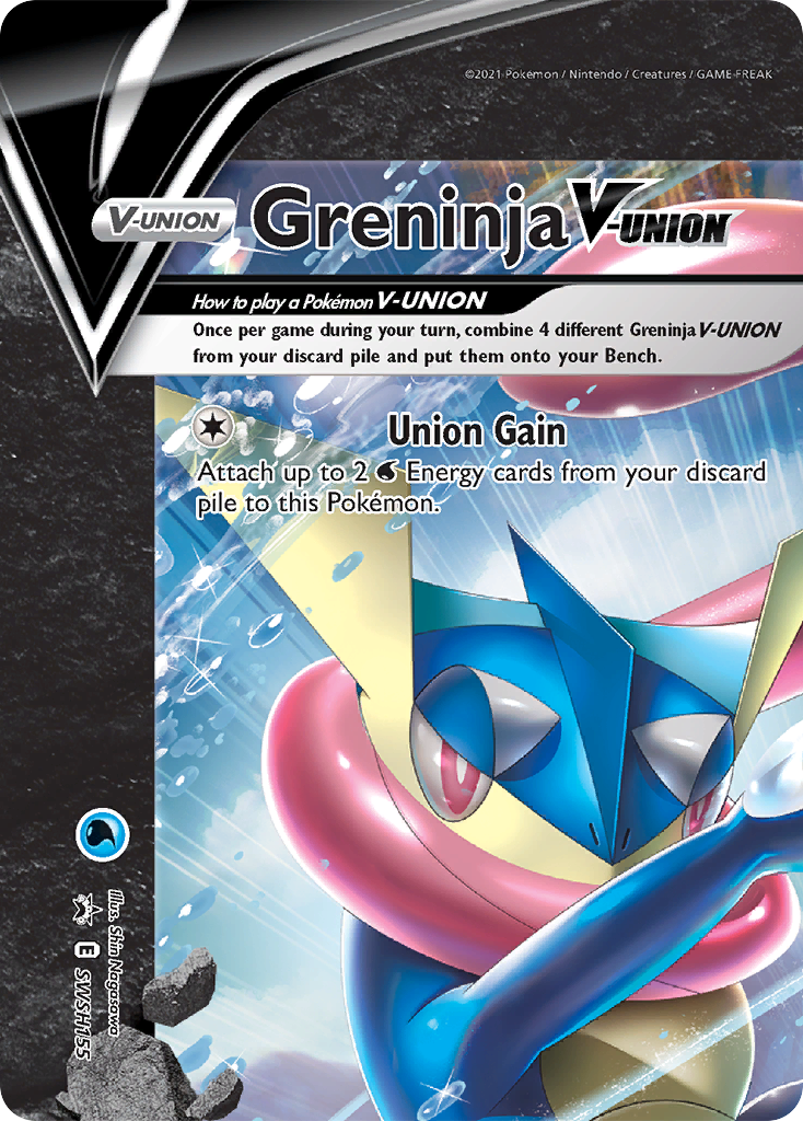 Greninja V-Union (SWSH155) [Sword & Shield: Black Star Promos] | Gear Gaming Fayetteville