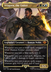 Aragorn, the Uniter (Borderless Alternate Art) [The Lord of the Rings: Tales of Middle-Earth] | Gear Gaming Fayetteville