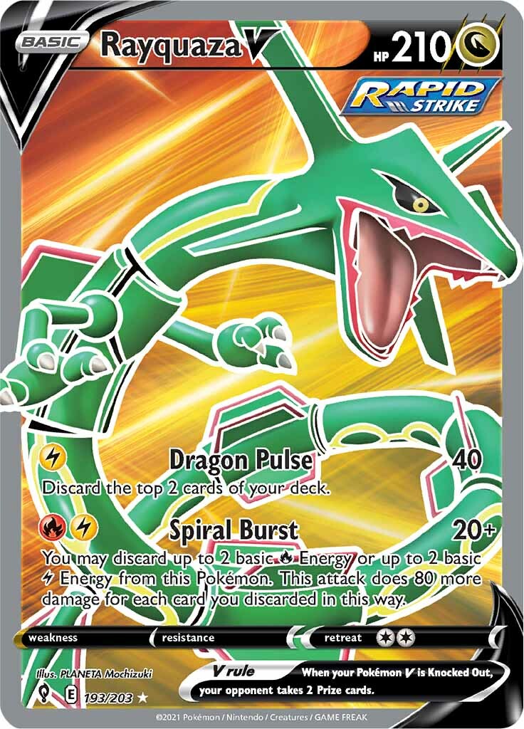 Rayquaza V (193/203) [Sword & Shield: Evolving Skies] | Gear Gaming Fayetteville