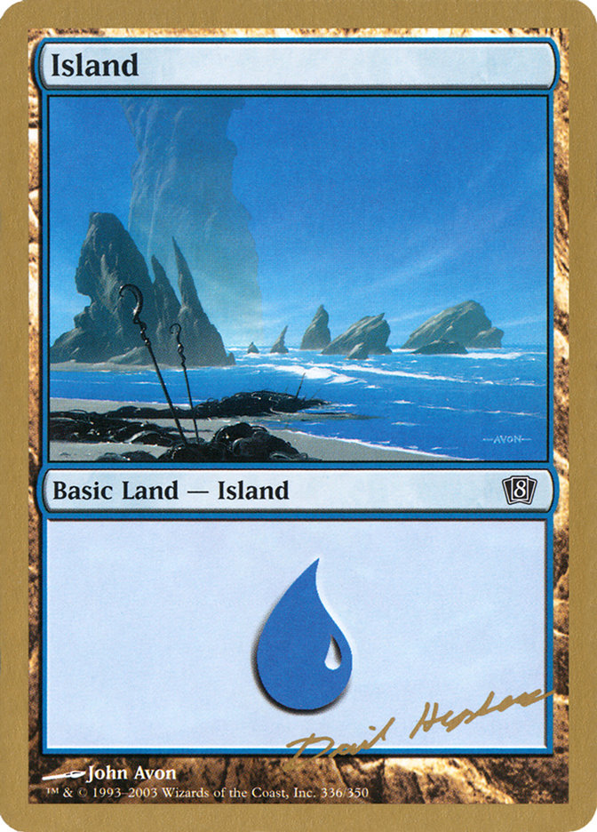 Island (dh336) (Dave Humpherys) [World Championship Decks 2003] | Gear Gaming Fayetteville