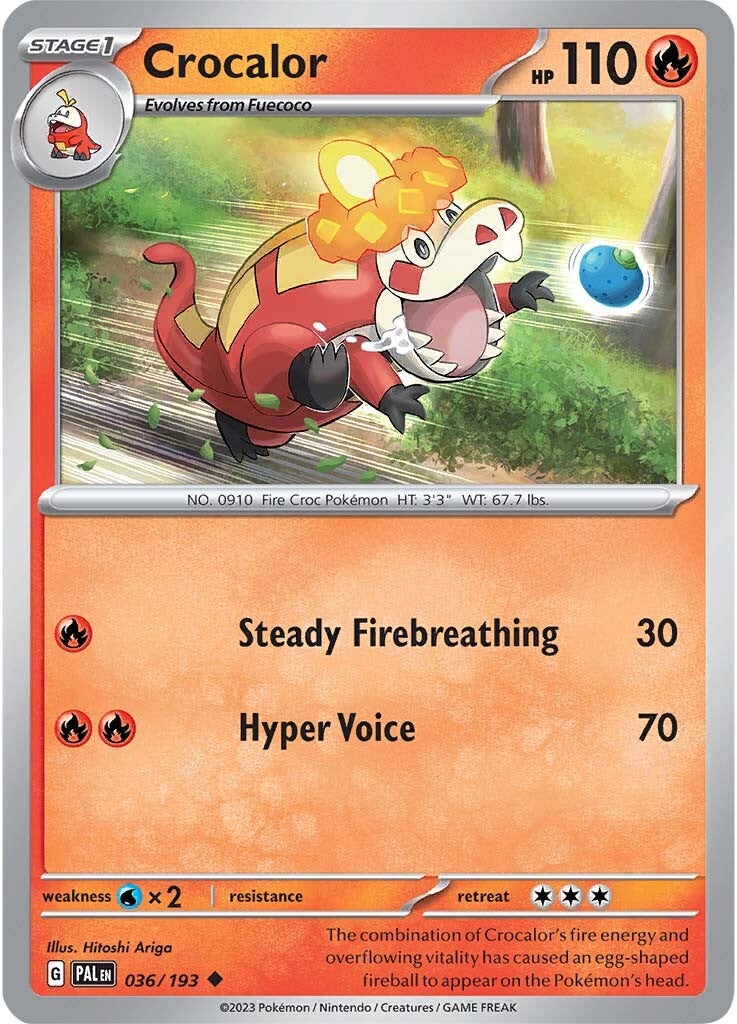 Crocalor (036/193) [Scarlet & Violet: Paldea Evolved] | Gear Gaming Fayetteville