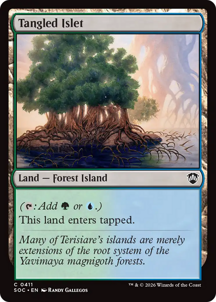 Tangled Islet [Secrets of Strixhaven Commander] | Gear Gaming Fayetteville