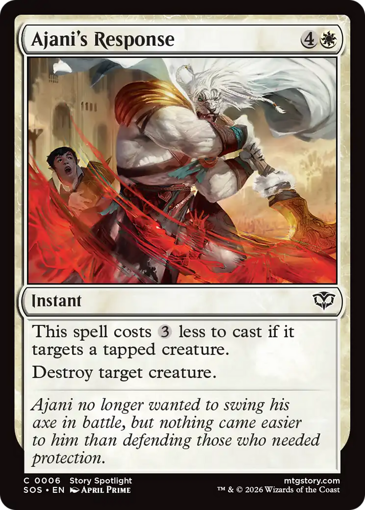 Ajani's Response [Secrets of Strixhaven] | Gear Gaming Fayetteville