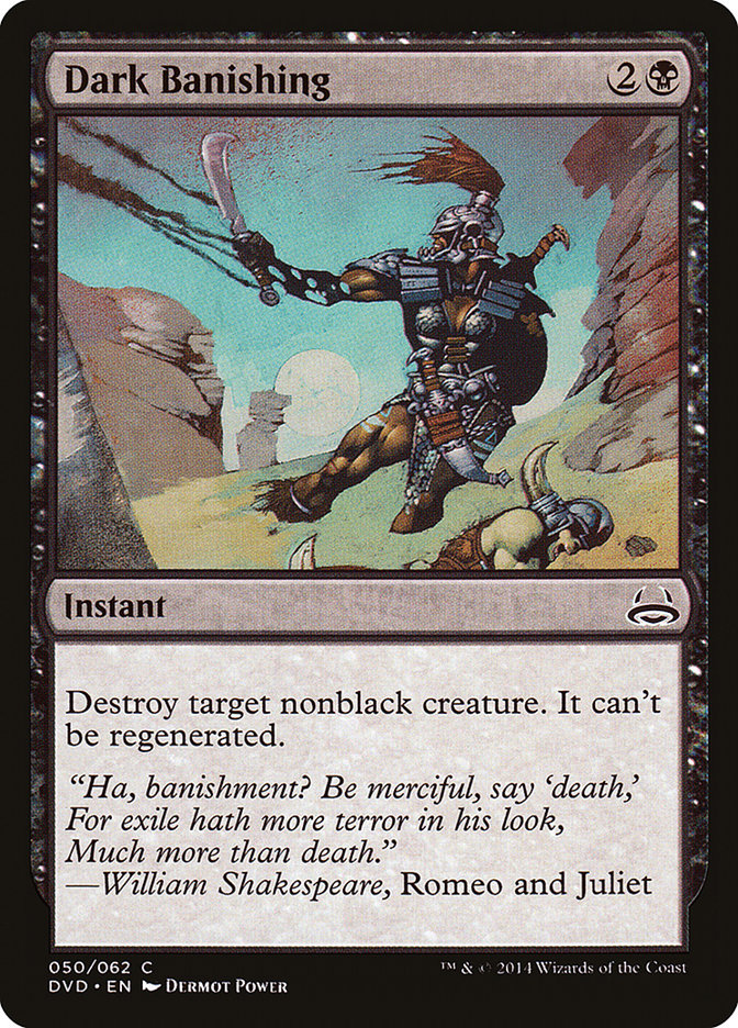 Dark Banishing (Divine vs. Demonic) [Duel Decks Anthology] | Gear Gaming Fayetteville