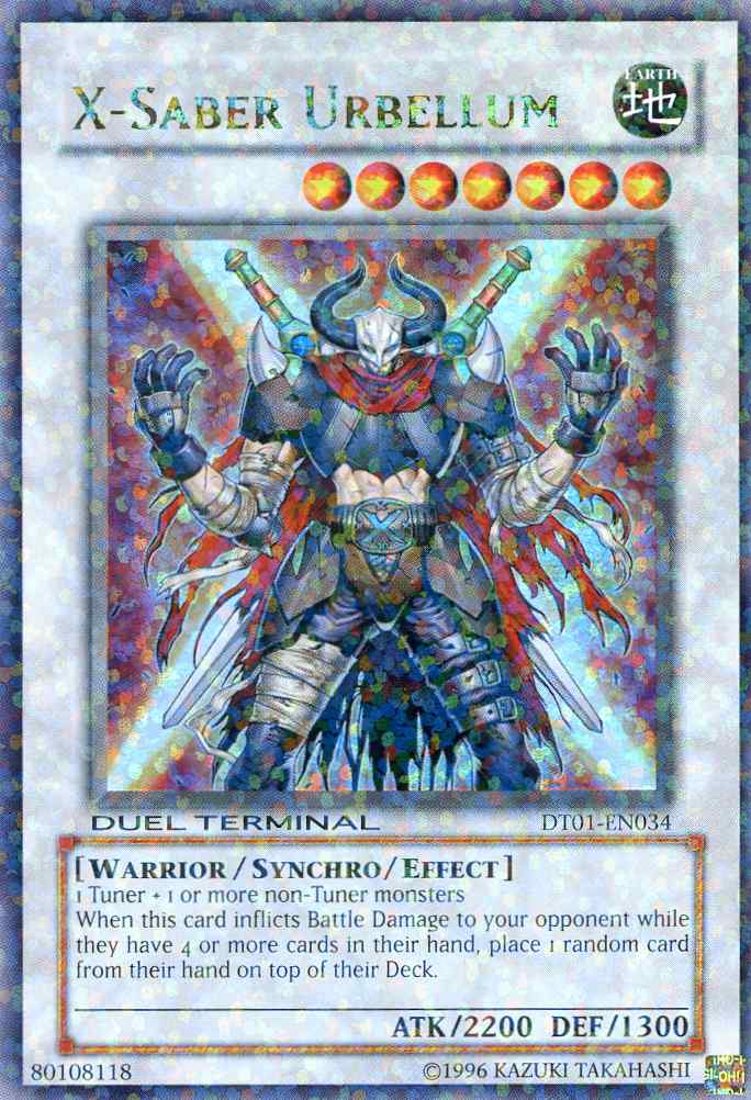 X-Saber Urbellum [DT01-EN034] Ultra Rare | Gear Gaming Fayetteville
