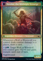 Tovolar, Dire Overlord // Tovolar, the Midnight Scourge [Innistrad: Midnight Hunt Prerelease Promos] | Gear Gaming Fayetteville