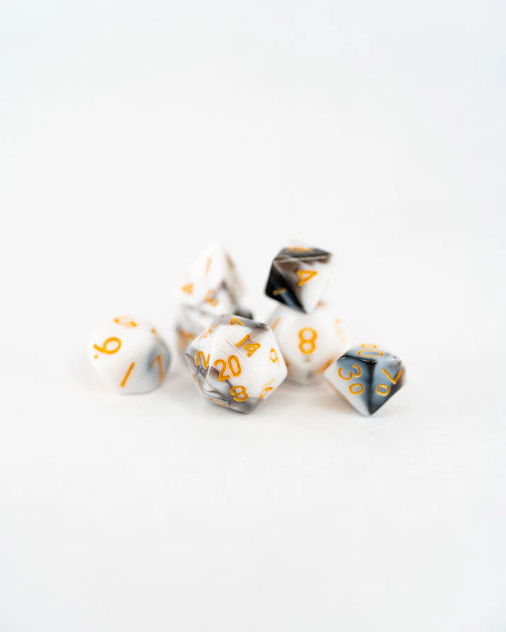 Spider's Egg | 7 Piece Mini Acrylic Polyhedral Dice Set | Gear Gaming Fayetteville