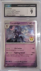 Ceruledge (040/091) (Pokemon Day 2024)(Cosmos Holo) CGC 9 [Scarlet & Violet: Black Star Promos] | Gear Gaming Fayetteville