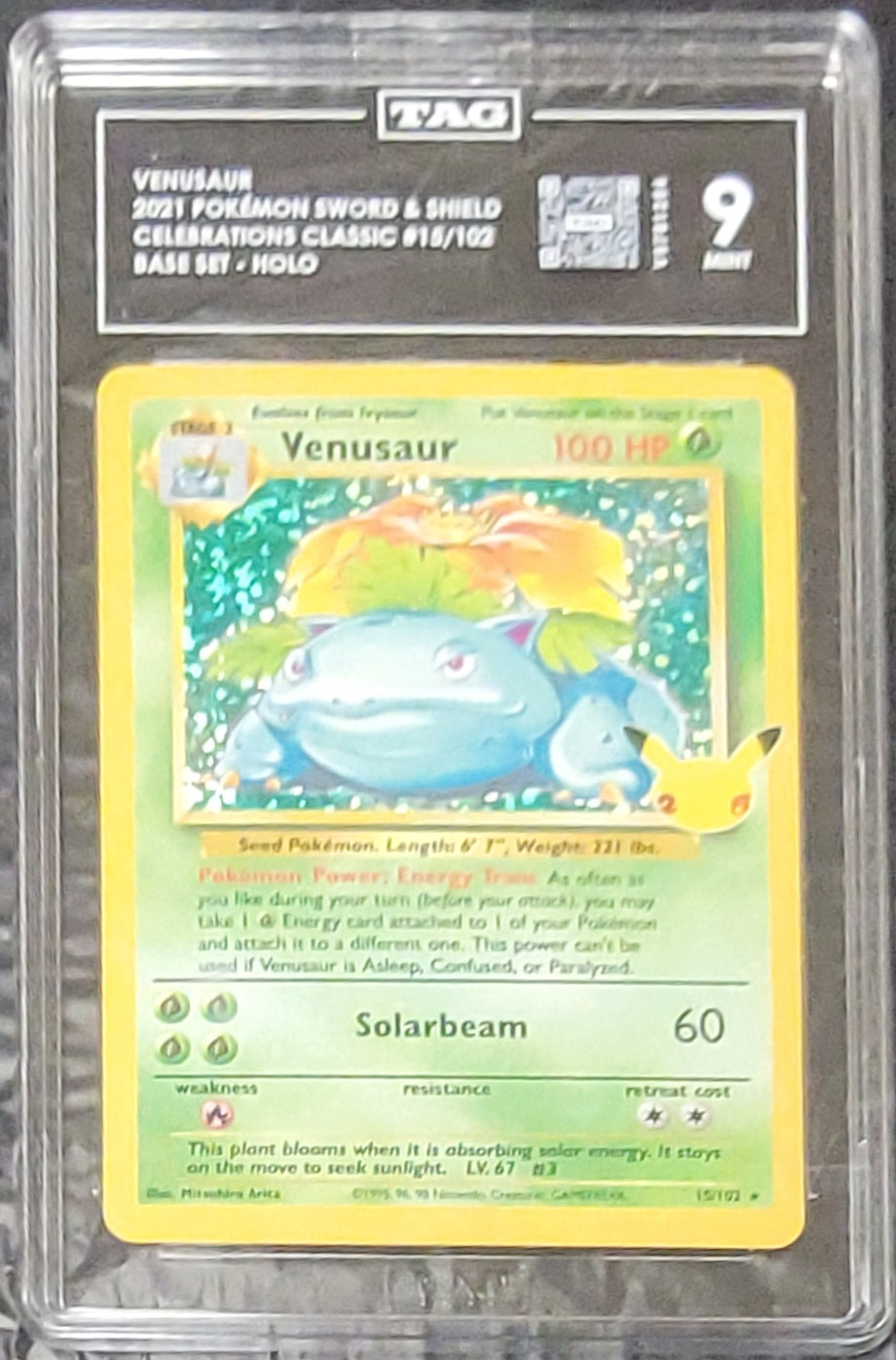 Venusaur (15/102) TAG 9 [Celebrations: 25th Anniversary - Classic Collection] | Gear Gaming Fayetteville