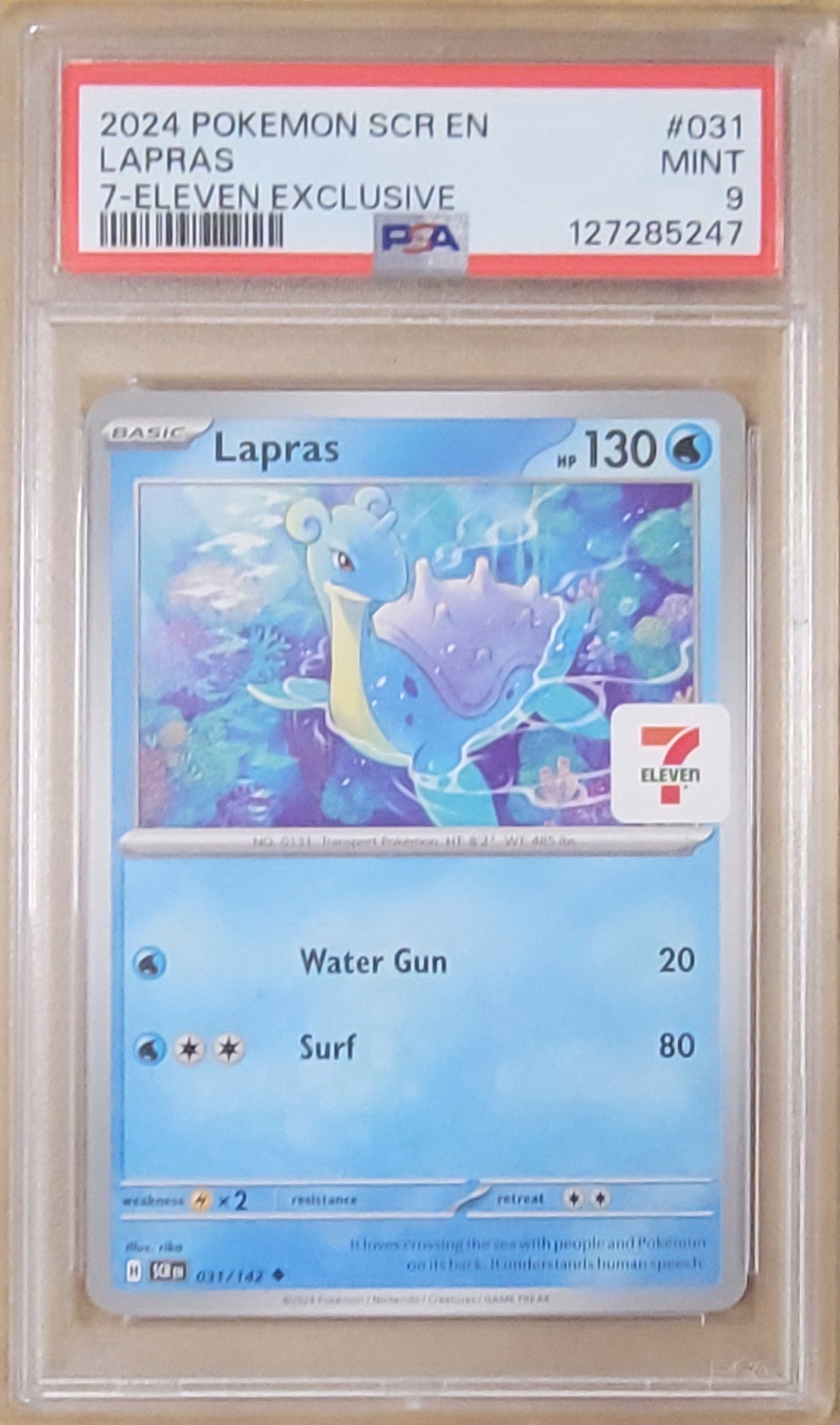 Lapras (031/142) (7-Eleven Promo) PSA 9 [Miscellaneous Cards] | Gear Gaming Fayetteville