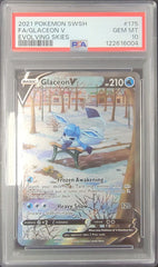 Glaceon V (175/203) PSA 10 [Sword & Shield: Evolving Skies] | Gear Gaming Fayetteville