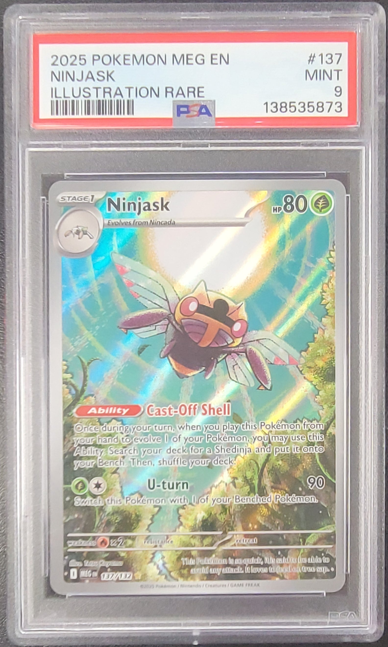 Ninjask (137/132) PSA 9 [Mega Evolution: Base Set] | Gear Gaming Fayetteville